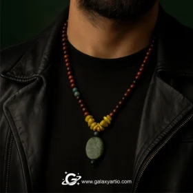 گردنبند سنگ و چوب طبیعت