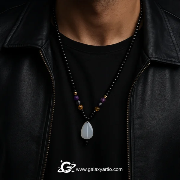گردنبند سنگی ماربل