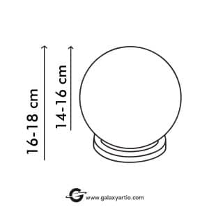 آباژور سنگ نمک GA0909 - Image 4