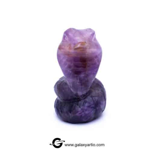 مجسمه تراش دست مار آمیتیست - Image 2