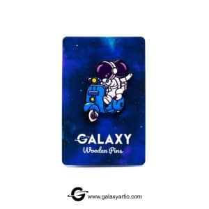 پیکسل فضانورد وسپا آبی