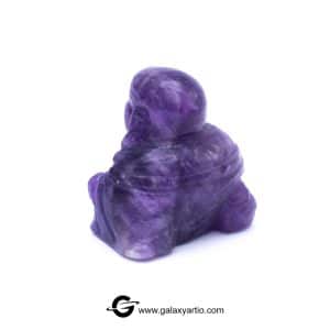 مجسمه تراش دست بودا آمیتیست - Image 3