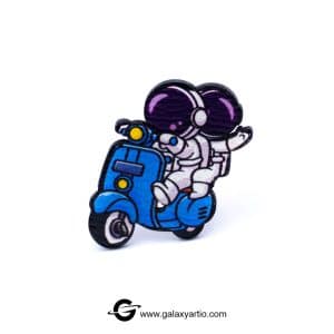 پیکسل فضانورد وسپا آبی - Image 2