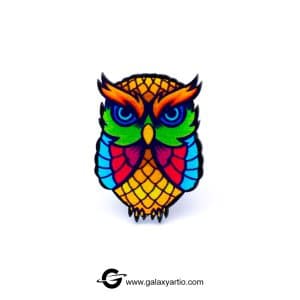 پیکسل جغد هفت رنگ - Image 2