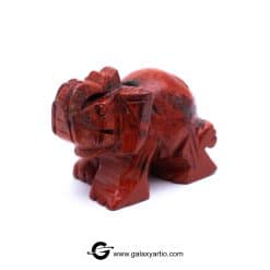 مجسمه تراش دست فیل جاسپر سرخ