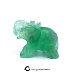 مجسمه تراش دست فیل اَونتورین - Image 3