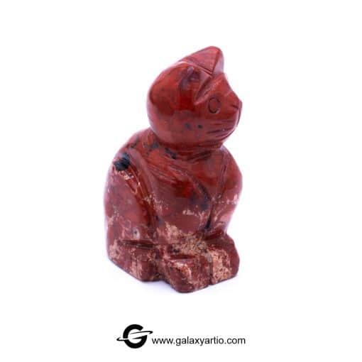 مجسمه تراش دست گربه جاسپر سرخ - Image 2
