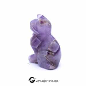 مجسمه تراش دست گربه آمیتیست - Image 4