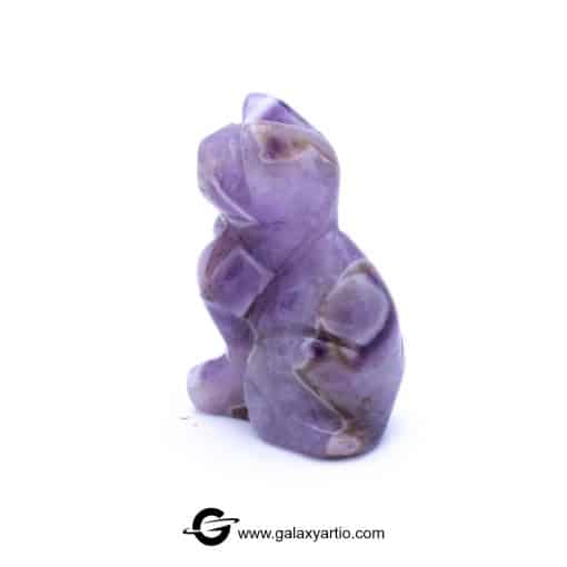 مجسمه تراش دست گربه آمیتیست - Image 4