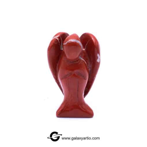 مجسمه تراش دست فرشته جاسپر سرخ - Image 2