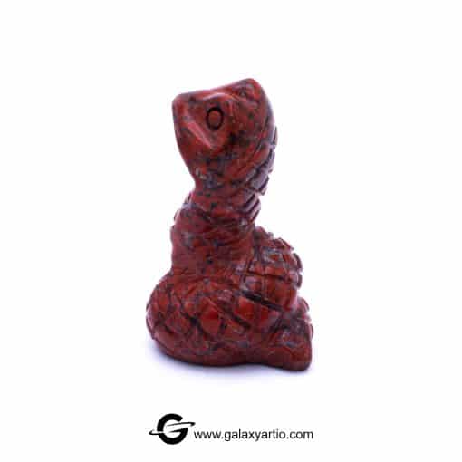 مجسمه تراش دست مار جاسپر سرخ - Image 3