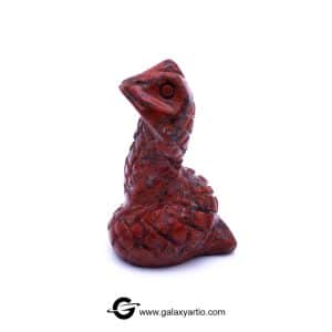 مجسمه تراش دست مار جاسپر سرخ