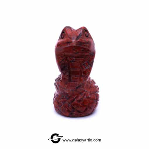 مجسمه تراش دست مار جاسپر سرخ - Image 4