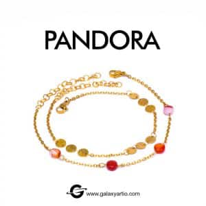 پابند مدل پاندورا-سنگ عقیق سرخ