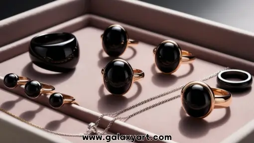 استفاده از سنگ آبسیدین (Obsidian) در جواهرات و زیورآلات