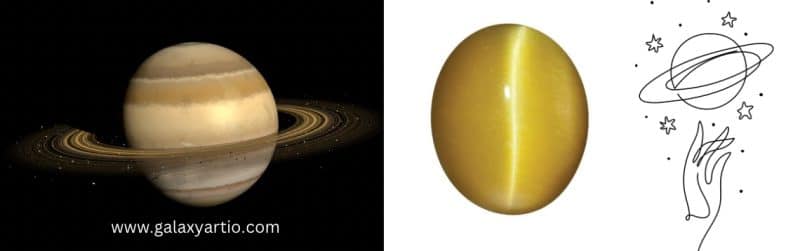 سیاره زحل و سنگ چشم ببر عسلی: ویژگیها و انرژیهای خاص
