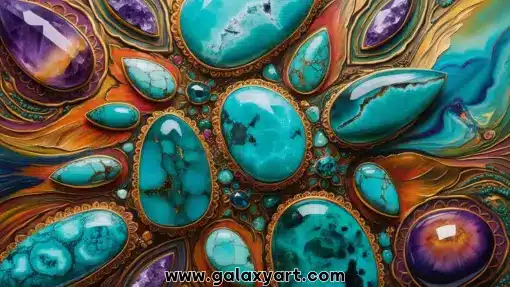 جواهرات ساخته شده از سنگ آمازونیت (Amazonite)