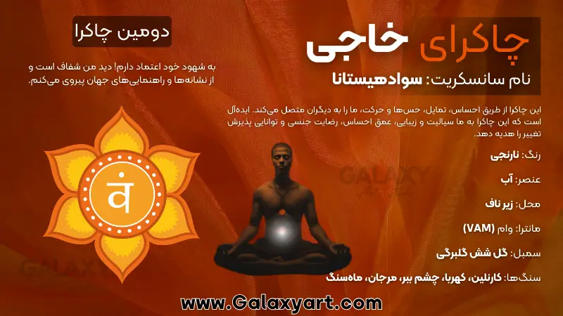 چاکرای خاجی (سوادهیستانا) | (Svadhisthana) Sacral chakra | چاکرای دوم