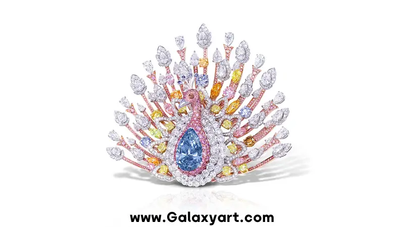 سنجاق سینه طاووس ساخته شده توسط گراف (Graff Peacock Brooch)