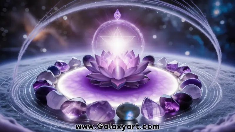 سنگ‌های بنفش تأثیرات عمیقی بر ذهن و احساسات دارند.