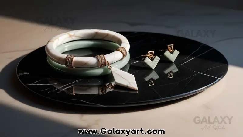 ویژگی های سنگ مرمر در زیورآلات