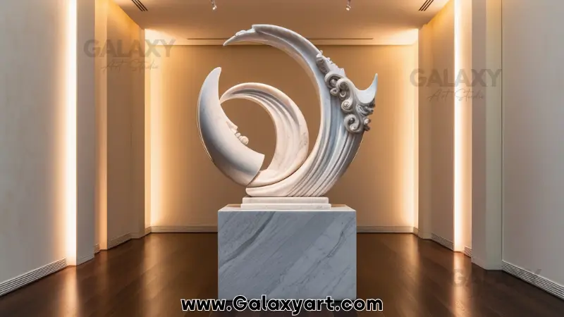 مجسمه ساخته شده از سنگ مرمر marble