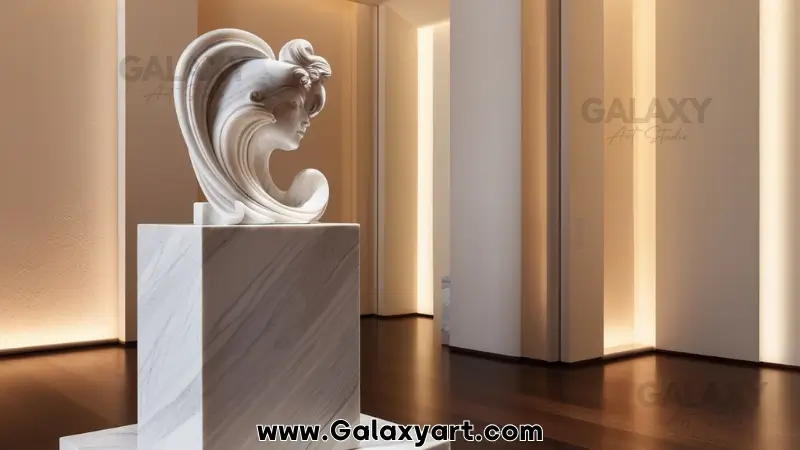 مجسمه ساخته شده از سنگ مرمر