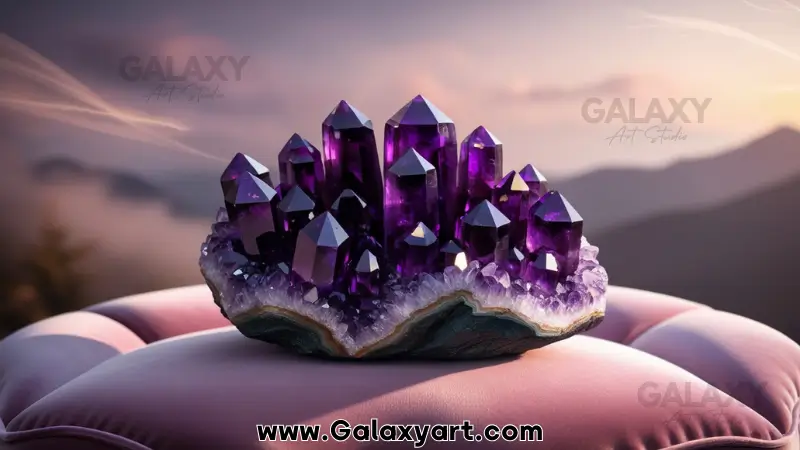 سنگ آمتیست برای کاهش اضطراب در سفرهای هوایی یا جاده‌ای عالی