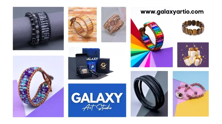 کادو تولد خاص : دستبند های سنگی گلکسی آرت کادو تولد خاص : دستبند های سنگی گلکسی آرت