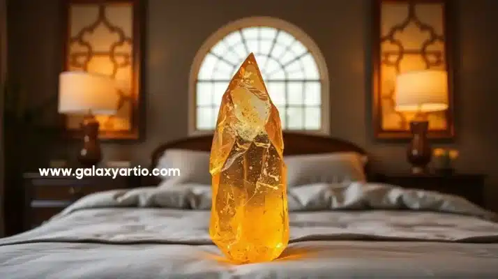 استفاده از سنگ سیترین در اتاق خواب