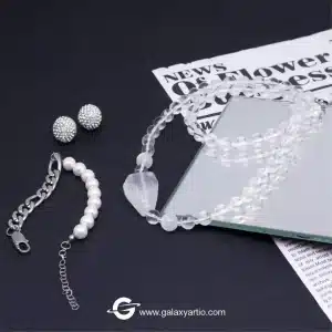 ساخته شده از سنگ کوارتز شفاف و پلاک تراش دست