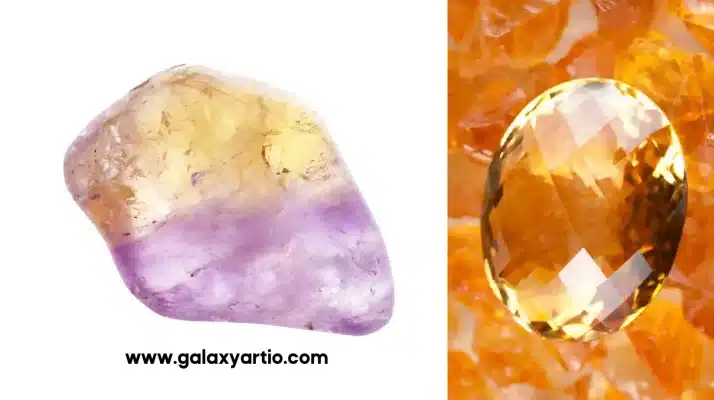 رنگ و ویژگی‌ های ظاهری سنگ سیترین