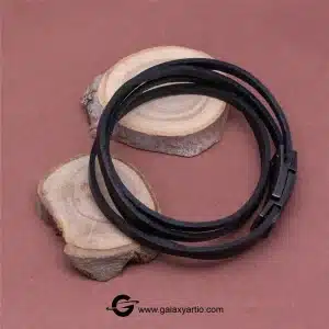 دستبند چرم اسپیرال