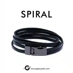 دستبند چرم اسپیرال