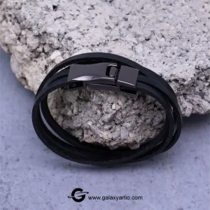 دستبند چرم اسپیرال