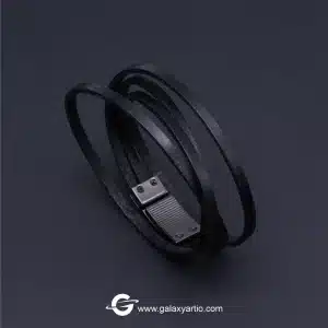 دستبند چرم اسپیرال