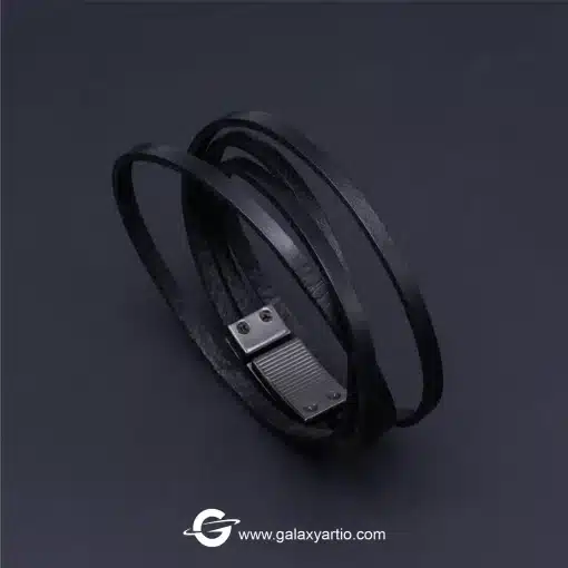 دستبند چرم اسپیرال