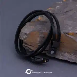 دستبند چرم اسپیرال