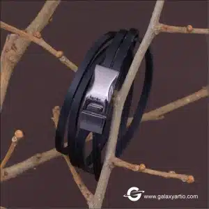 دستبند چرم اسپیرال