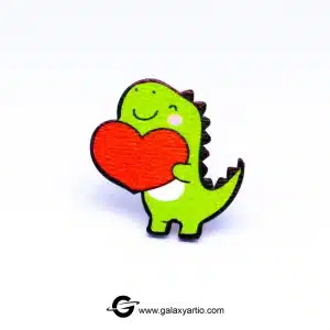 پیکسل دایناسور عاشق