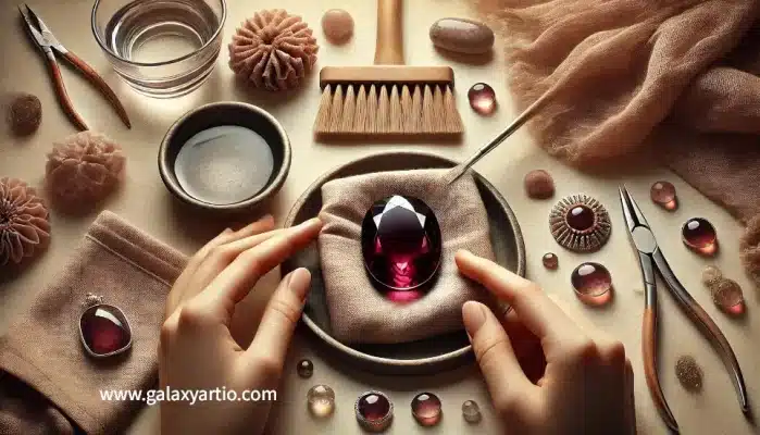 چگونه از سنگ گارنت مراقبت کنیم؟