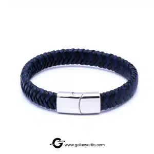 دستبند چرمی لژیون رنگ آبی