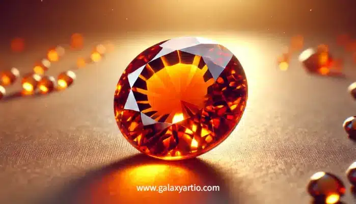 3. گارنت نارنجی (Spessartine Garnet)