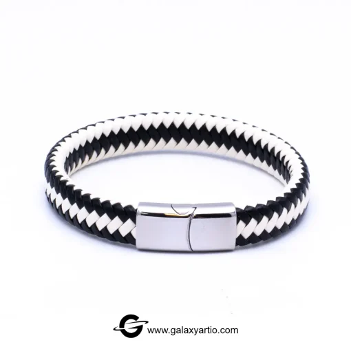 دستبند چرمی لژیون رنگ سفید