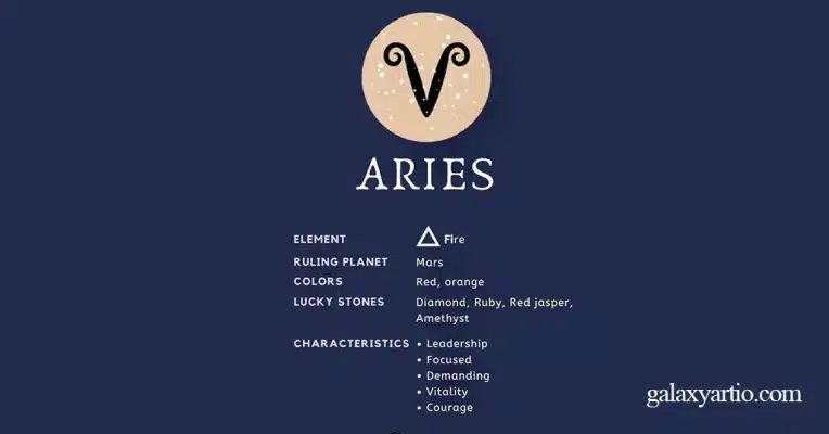 نشان زودیاک آریس یا فروردین برای مقاله سنگ های ماه تولد فروردین