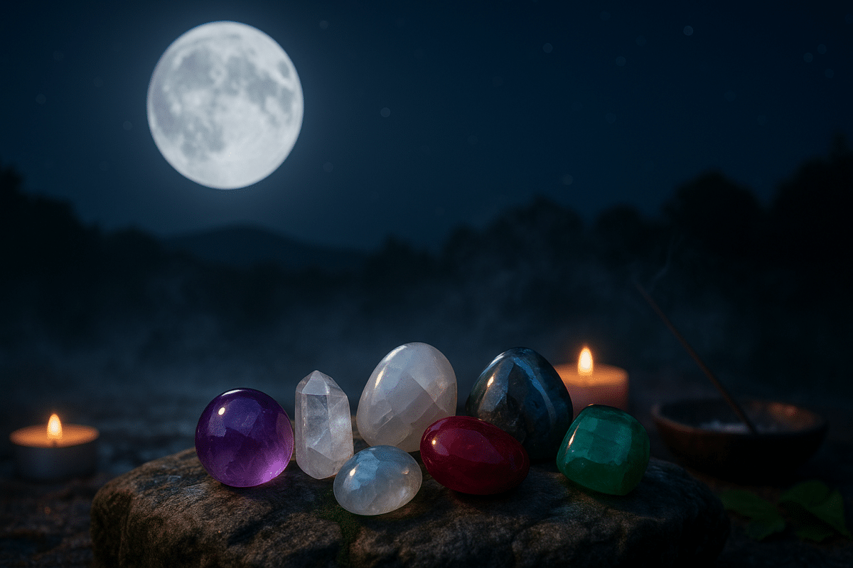 بهترین زمان برای پاکسازی سنگ‌ها در ماه کامل