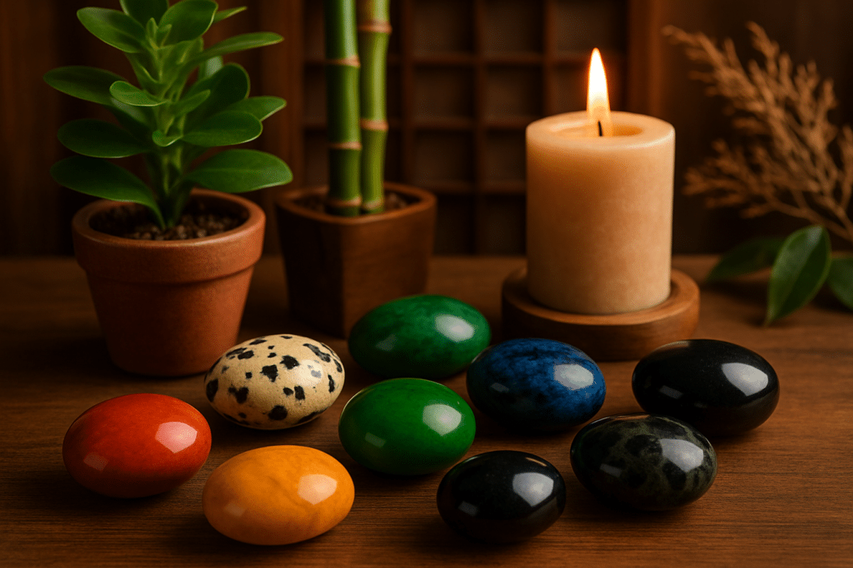 چیدمان سنگ جاسپر در اصول فنگ‌شویی برای جذب انرژی مثبت