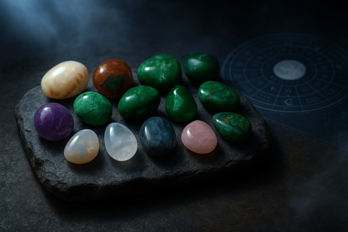 تقویم نجومی و سنگ‌های کریستالی برای پاکسازی ماهانه