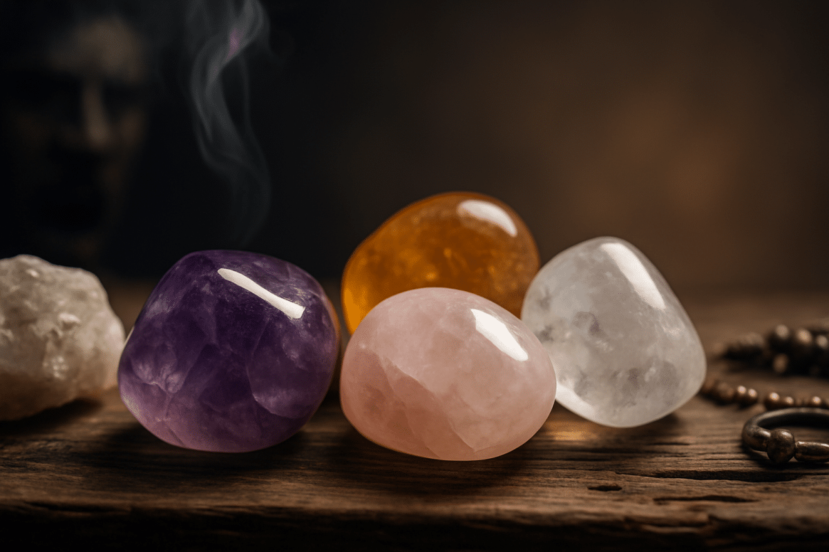 پاکسازی سنگ با ماه کامل برای حذف انرژی‌های منفی و تقویت خواص متافیزیکی سنگ‌ها