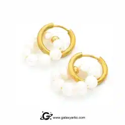 گوشواره مروارید و استیل